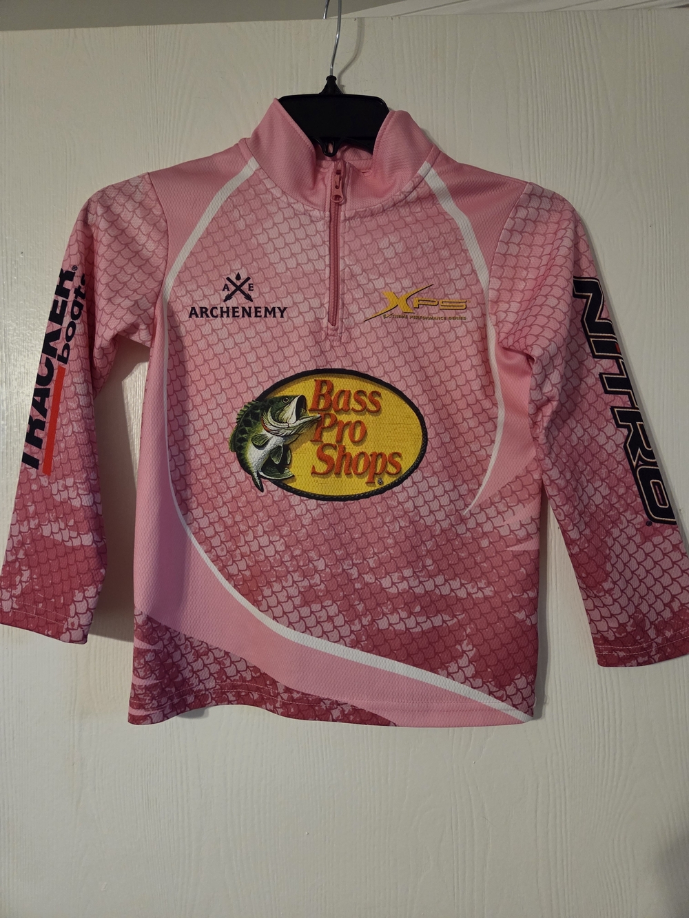 Bass Pro Shops Pink Kids Long-Sleeve Swim Shirt